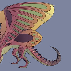 Fullbody Standing Reference Dragon Digital Art Commission