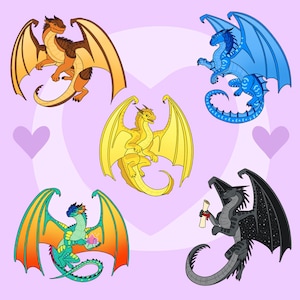 Dragonets of Destiny Stickers