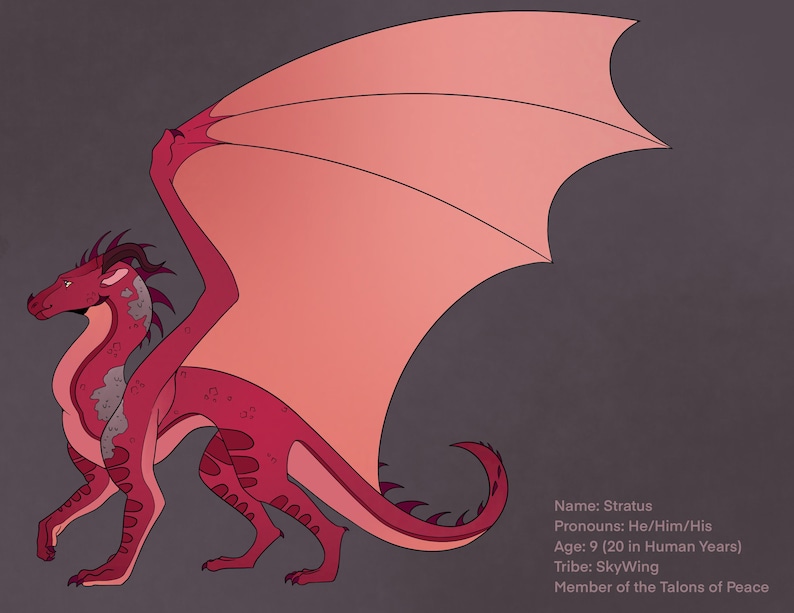 Fullbody Standing Reference Dragon Digital Art Commission image 3