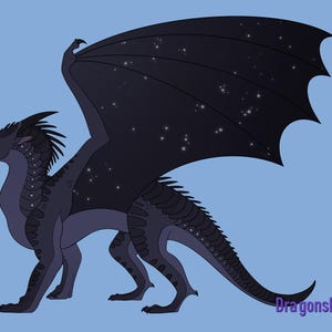 Fullbody Standing Reference Dragon Digital Art Commission image 4