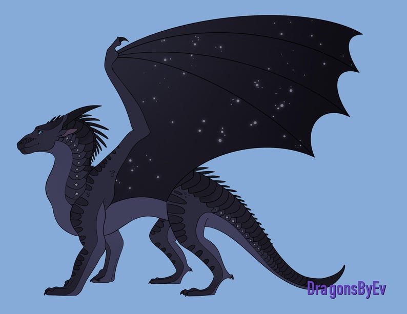 Fullbody Standing Reference Dragon Digital Art Commission image 4