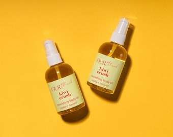 Kiwi Crush Nourishing Oil - Handmade Blend of Hydrating Organic Body Oils with Nourishing and Hydrating Jojoba