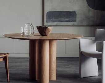 Artisanal Craftsmanship: Handcrafted Full Body Wooden Table for Modern Living | Unique Home Décor