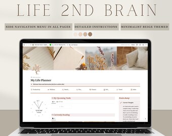Notion Template Extended Life Planner All in One Template Notion ...
