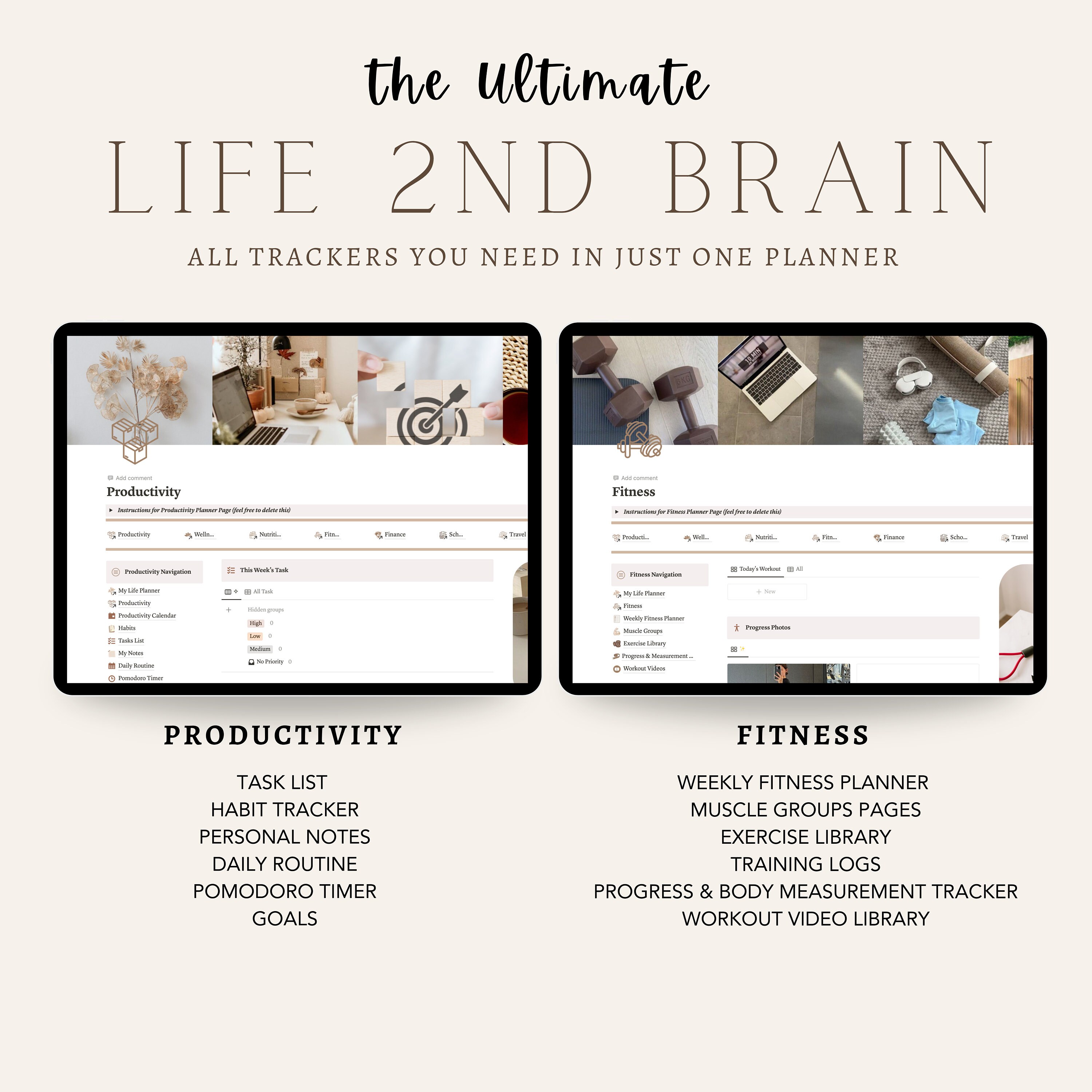 Notion Template Extended Life Planner All in One Template Notion ...