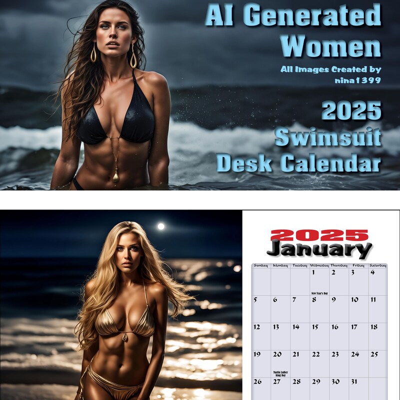 Hot Women Calendar Etsy