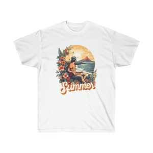 Zomers uniseks T-shirt van ultrakatoen