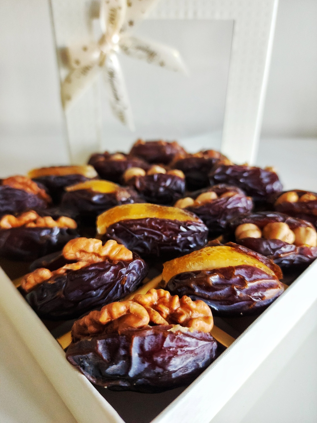 Stuffed Medjool Dates With Gourmet Nuts & Candied Fruits by Etsy