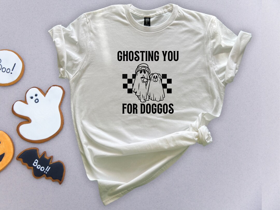 Dog Halloween Shirt, Boba Halloween Shirt, Cute Dog Ghost Shirt, Bubble