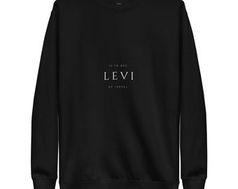 12 Tribes (Levi) Black Unisex Premium Sweatshirt
