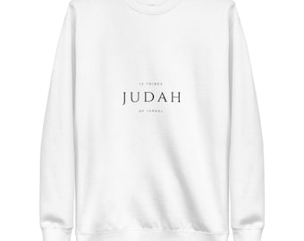 12 Tribes (Judah) white Unisex Premium Sweatshirt