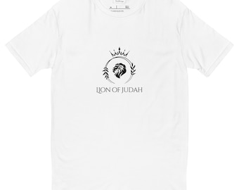 Lion of Judah Short Sleeve (White/Black) T-shirt