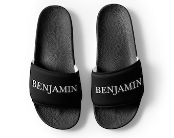 Benjamin Men’s slides (Black/White)