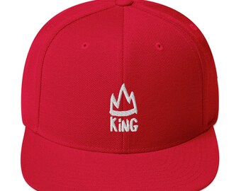 King Crown Snapback Hat