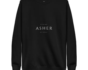 12 Tribes (Asher) Black Unisex Premium Sweatshirt