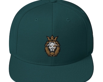 King Lion Snapback Hat
