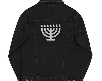 Menorah Unisex denim jacket
