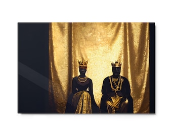 Royal King & Queen Metal prints