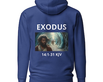 Exodus 14:1-31 KJV Unisex (Royal Blue) Hoodie