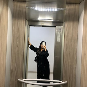 Marokkaanse jelaba voor dames Bestaat uit 2 stuks, traditionele djellaba, handgemaakte Marokkaanse kaftan, Marokkaanse klederdracht.