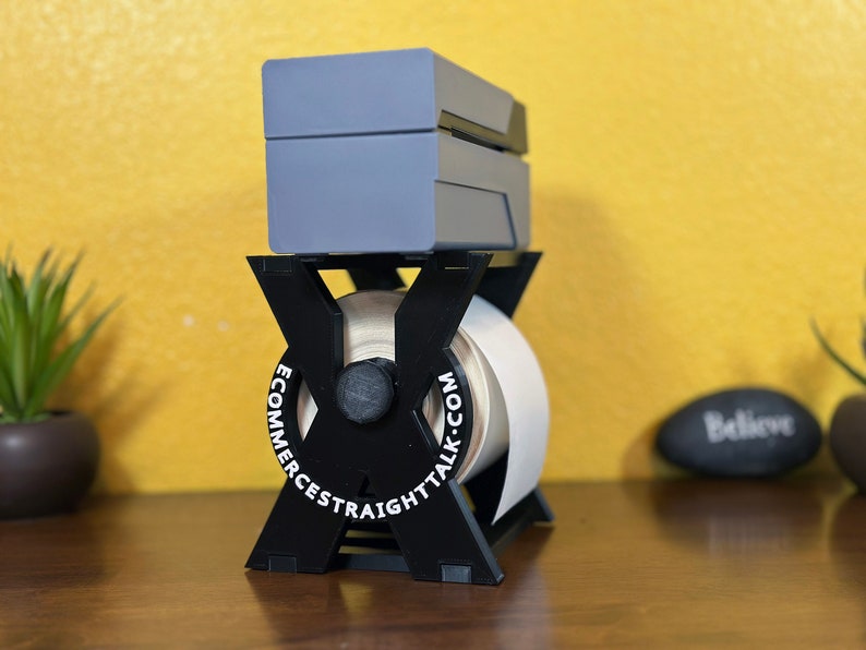 Thermal Printer Stand Works With ROLLO, MUNBYN, Small Sized Thermal Printers Label Printer Lift