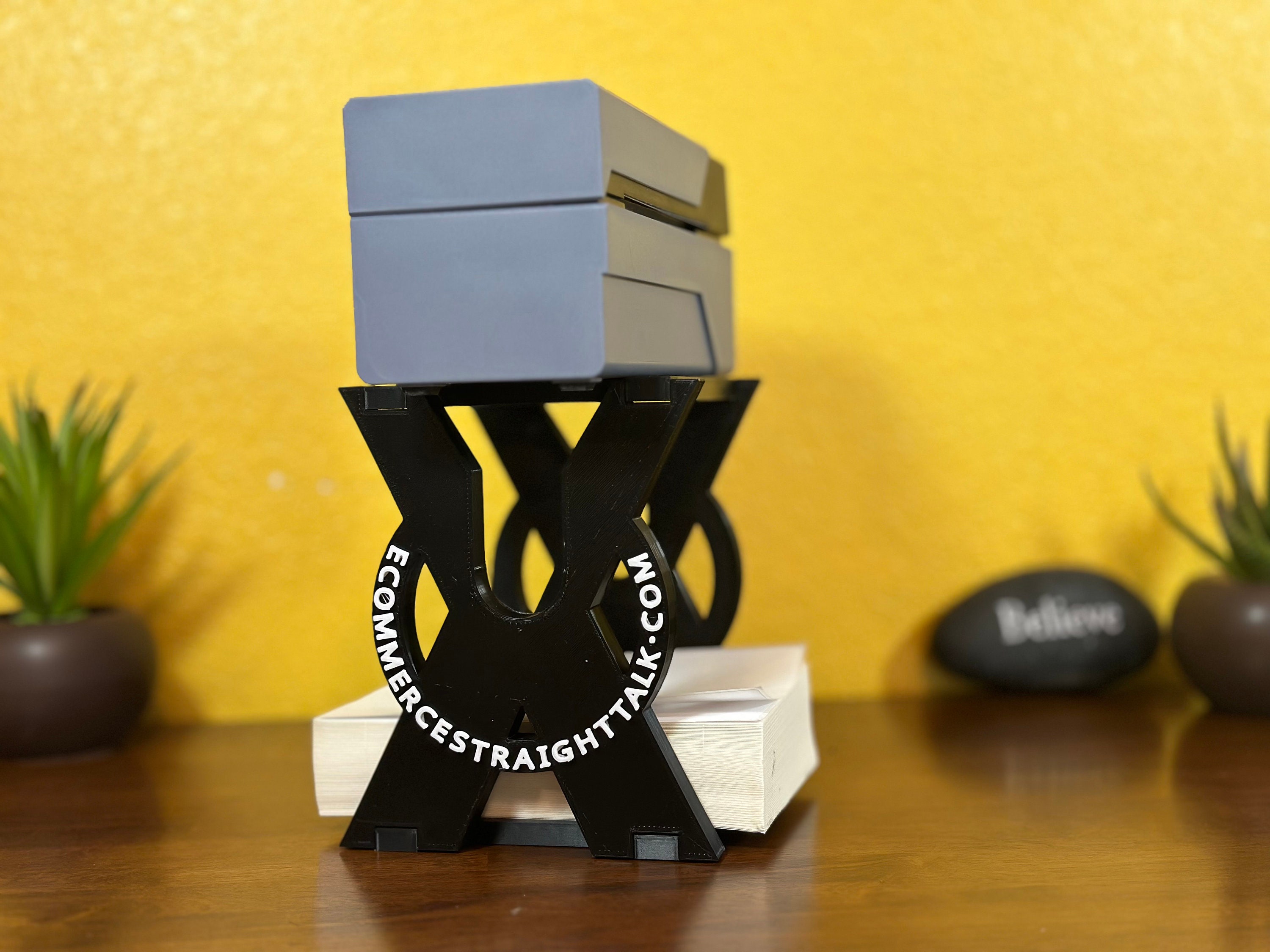 Thermal Printer Stand Works With ROLLO, MUNBYN, Small Sized Thermal Printers Label Printer Lift