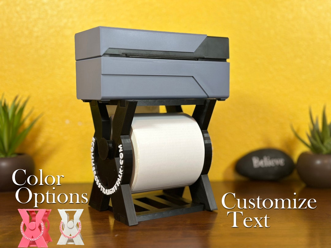 Thermal Printer Stand Works With ROLLO, MUNBYN, Small Sized Thermal Printers Label Printer Lift