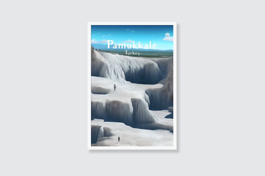 Pamukkale Turkey Poster Digital Download Print Travel Wall - Etsy