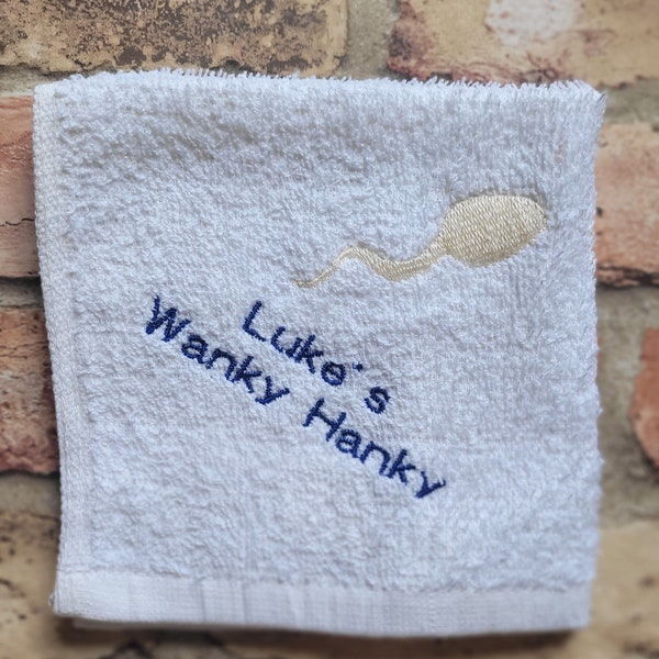 Pañuelo personalizado con mensaje obsceno/original - regalo divertido - ¡regalo bellamente bordado!