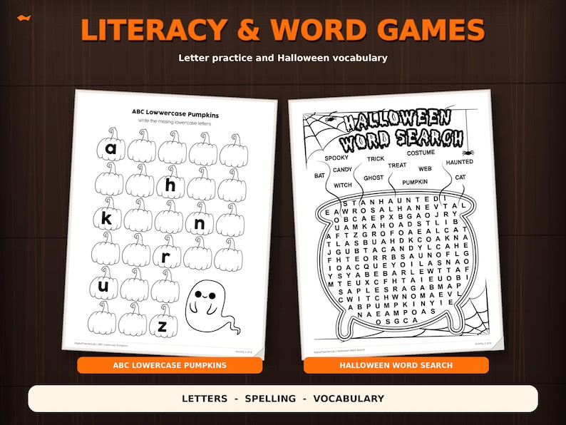 Halloween Activities | Kids Halloween Games | Printable Worksheets for ...