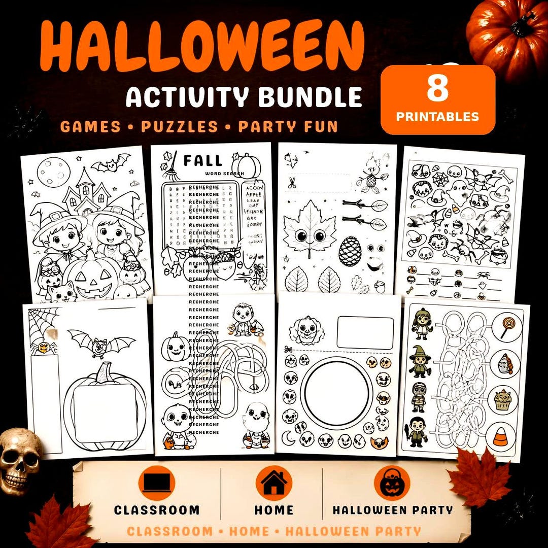 Halloween Activities | Kids Halloween Games | Printable Worksheets for ...