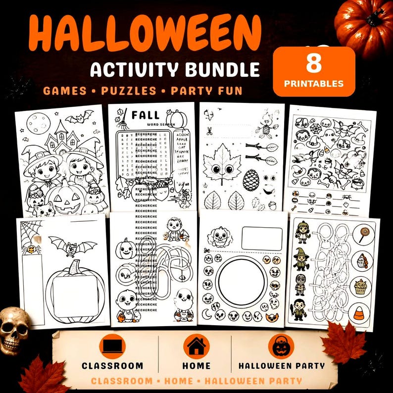 Halloween Activities | Kids Halloween Games | Printable Worksheets for ...