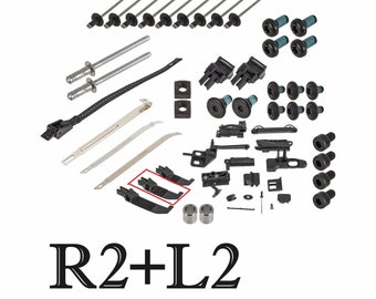 Kit de réparation R2+L2 Fiat 500 Cabrio Paire de guides de capote renforcés 2 pièces