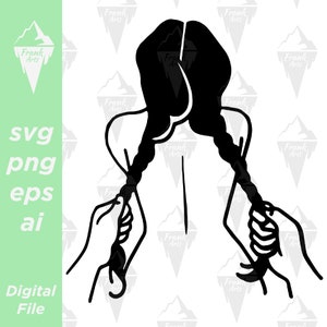 Puxando Cabelo Baixar SVG PNG EPS | Arquivo de corte, Clip art, Vetor, Cricut