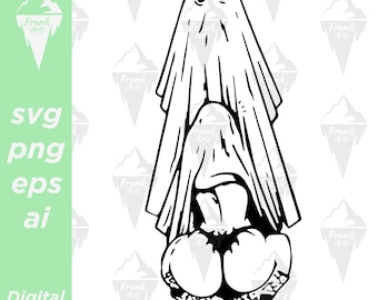 Blowjob Boo Halloween Funny Digital Download SVG PNG EPS | Cutfile, Clipart, Vector, Cricut