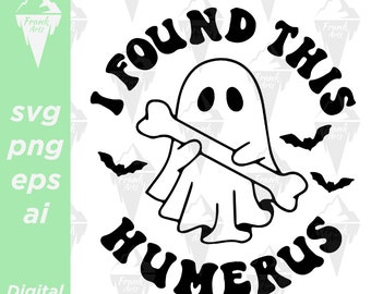 Ich fand diesen Humerus Halloween Download SVG PNG EPS | Schnittdatei, Clipart, Vektor, Cricut