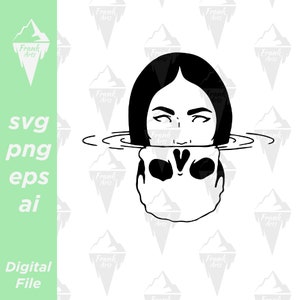 Sirene Digitaler Download SVG PNG EPS | Schnitt-Datei, Clip art, Vektor, Cricut