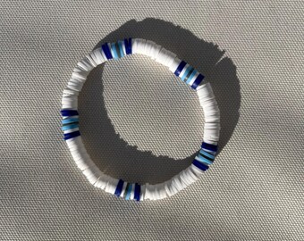An evil eye inspired braclet handmade by me