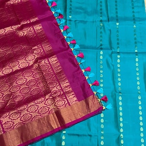 Pure Uppada Silk Saree/ Super Soft and Extremely Light Weight