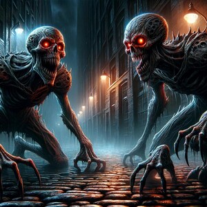 Adult Puzzle | &quot;Sinister Monsters Jigsaw Puzzle&quot;| Spooky Home Decor | Holidays Gift | Horror Collectible | Unique Puzzle Art | Verkadi