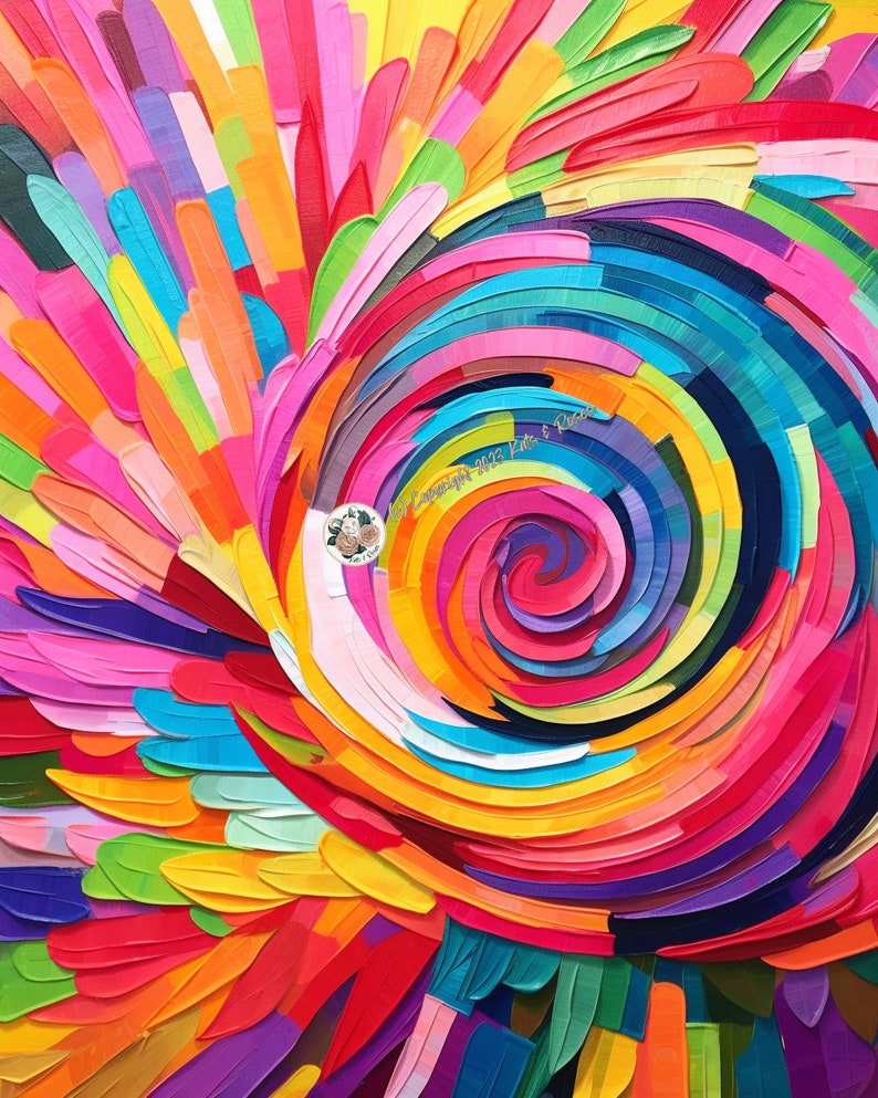 Kaleidoscope of Unity LGBTQ Gay Pride Flag Rainbow Art Etsy