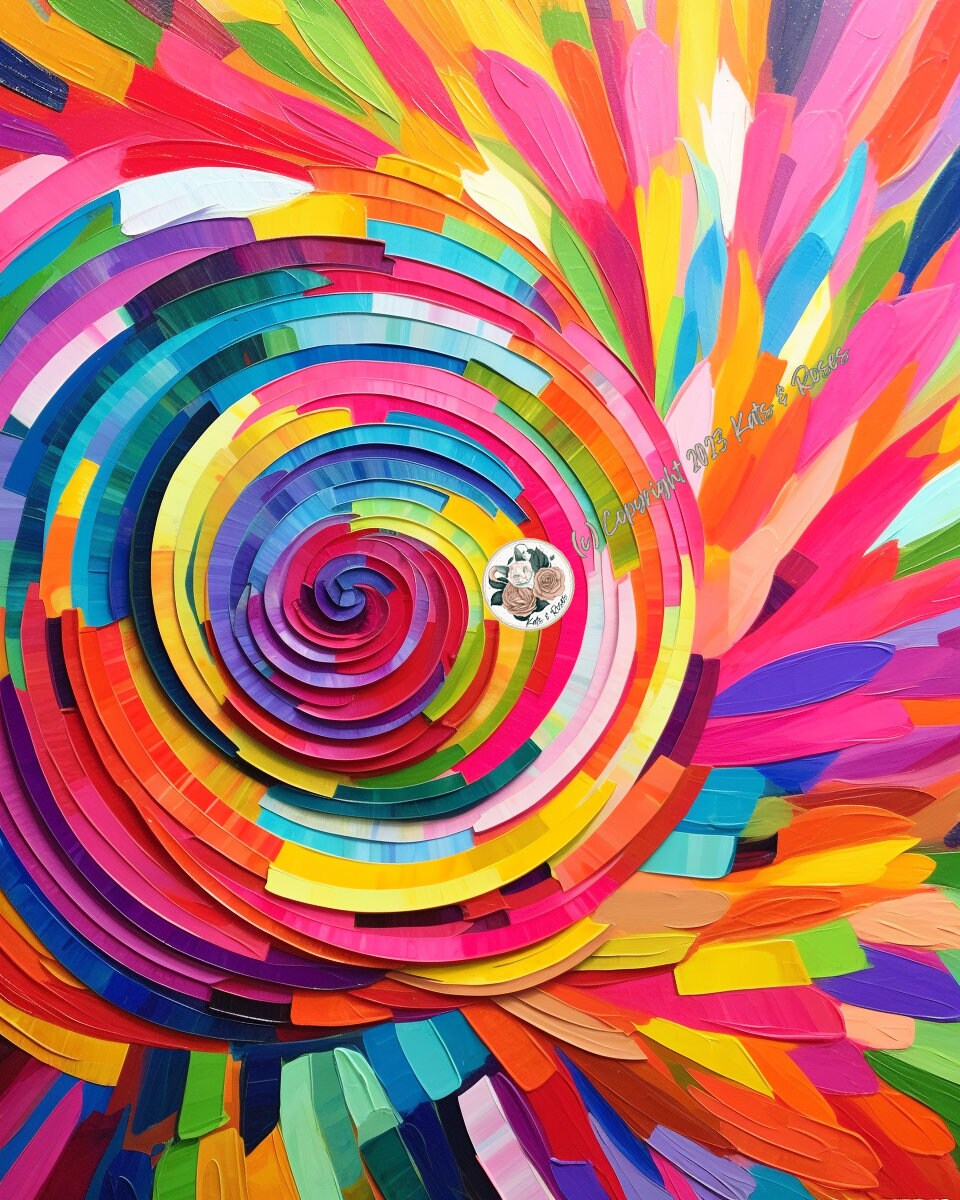 Kaleidoscope of Unity LGBTQ Gay Pride Flag Rainbow Art Etsy