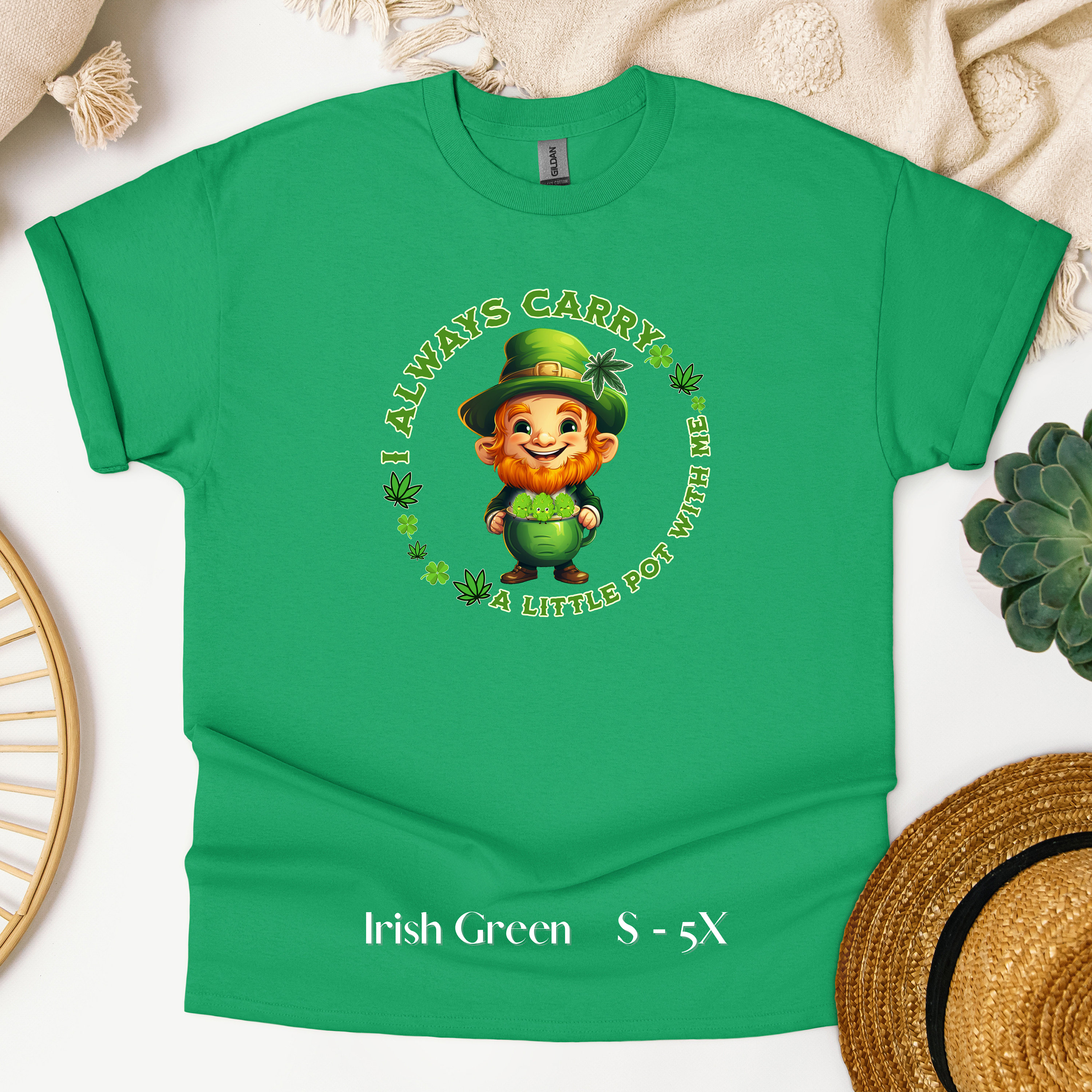 Stoner Saint Patricks Day Weed Shirt Carry A Little Pot T-Shirt Stoner Saint Patricks Day Weed Shirt Carry A Little Pot T-Shirt