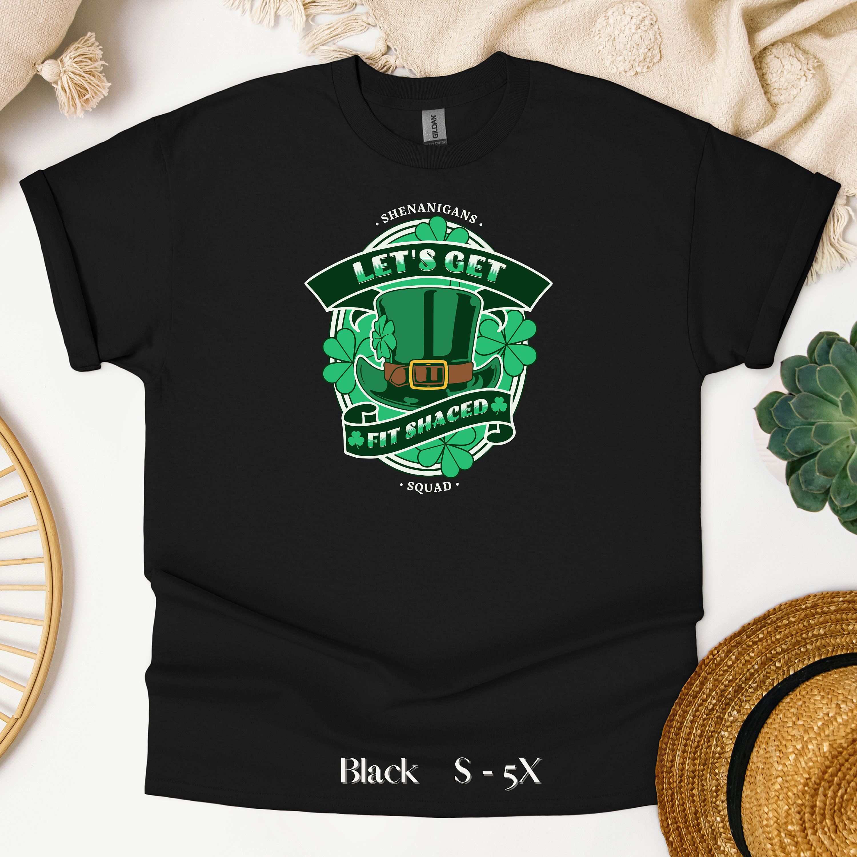 Fit-Shaced St Patrick's Day Funny Drinking Gift T-Shirt Fit-Shaced St Patrick's Day Funny Drinking Gift T-Shirt