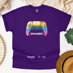 Gaymer T-Shirt - Gamer Tee, Video Game T-shirt, Birthday Gift, Gamer Gift, Gift for Boyfriend