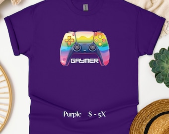 Gaymer T-Shirt - Gamer Tee, Video Game T-shirt, Birthday Gift, Gamer Gift, Gift for Boyfriend