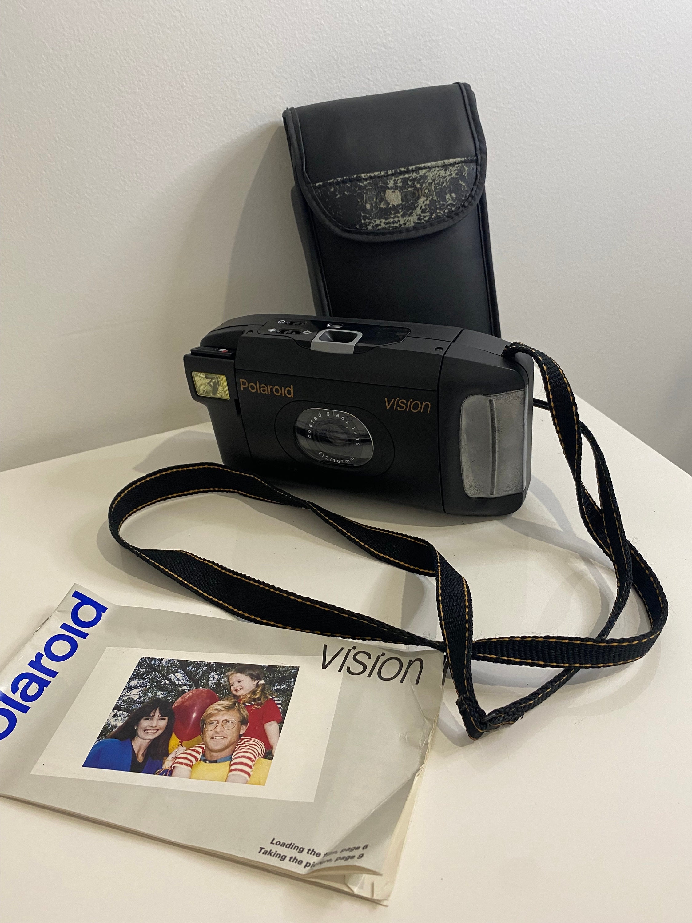 Vintage Polaroid Vision 95 Auto Focus SLR Film Camera With Carry Case and Manual Rare