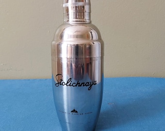 Vintage Stolichnaya Cocktail Shaker