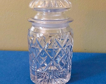 Godinger Cut Crystal Biscuit Jar