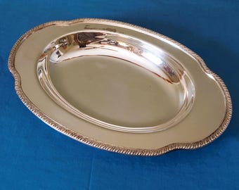 Vintage Oneida Silberplatte Servierplatte